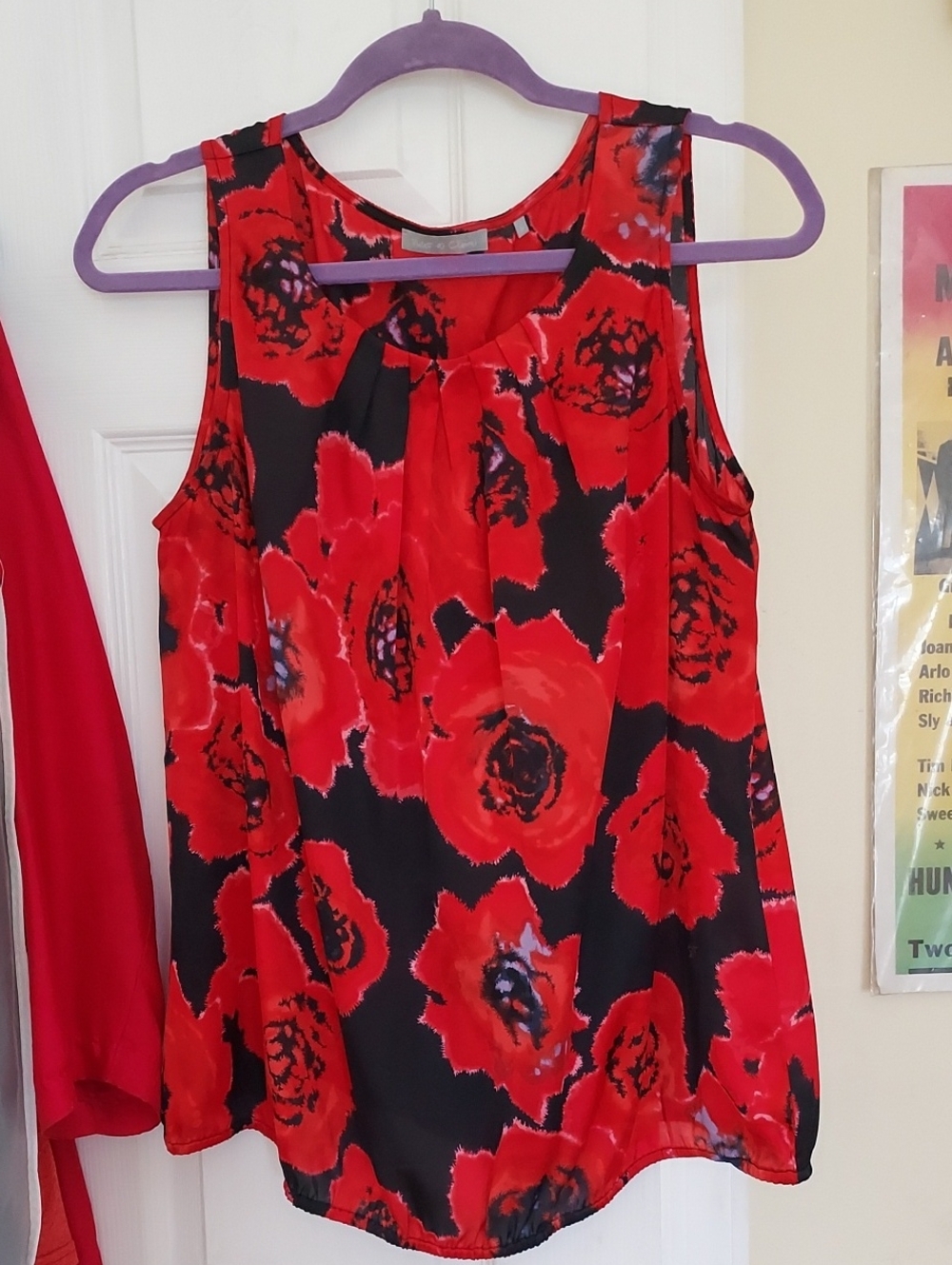 Sleeveless Womens Top Sz L